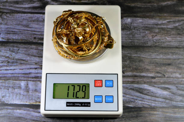 Certified appraisers testing precious metals